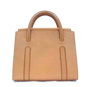 CHRISTIAN DIOR Brown Leather Shoulder Bag